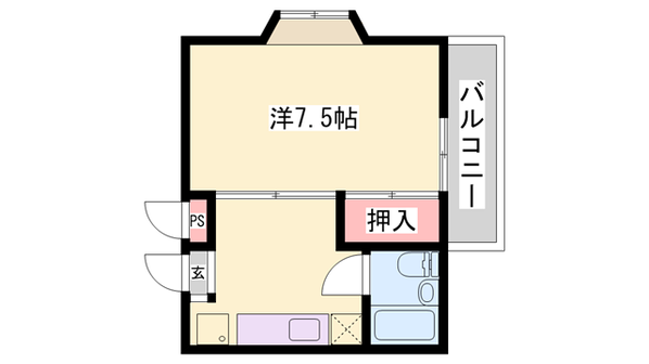 伊川谷駅 バス13分  伊川谷住宅前下車：停歩2分 2階の物件間取画像